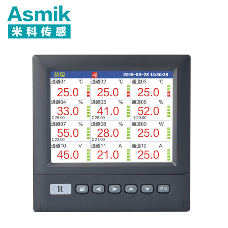 MIK-R6000D彩屏無(wú)紙記錄儀