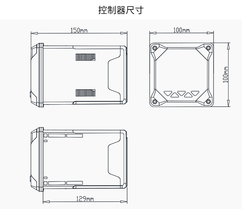 米科MIK-PTU100在線濁度檢測(cè)儀表頭尺寸